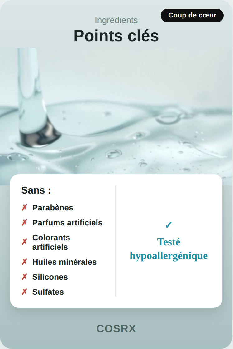 Gel nettoyant - Cosrx Low pH Good Morning